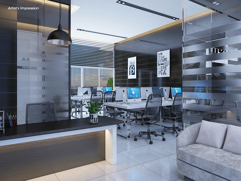 Inner view of the Office spaces.